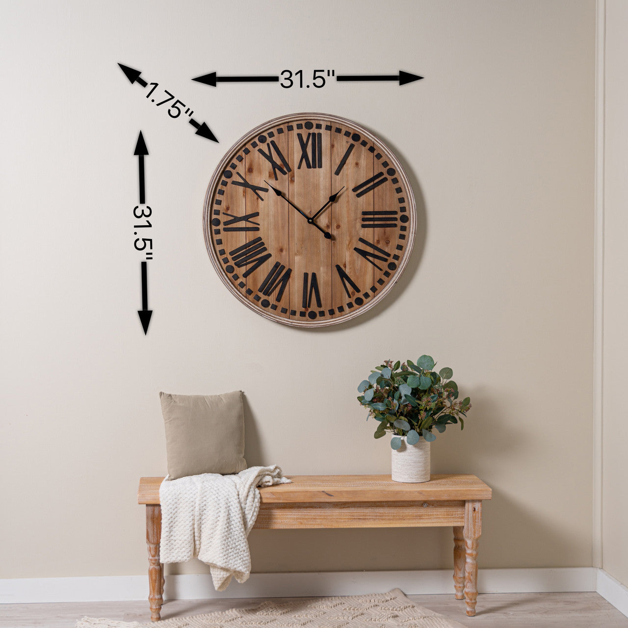 Linden Wall Clock